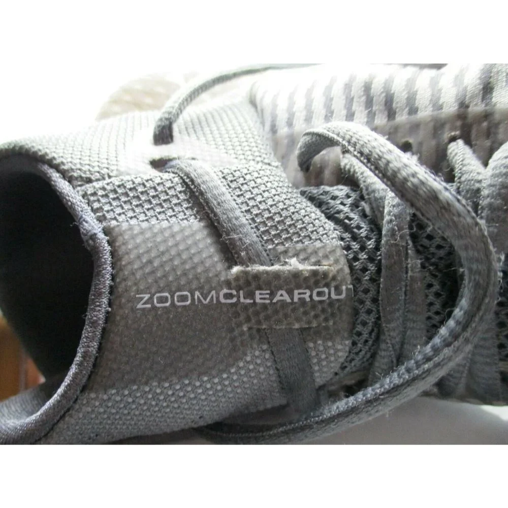 Nike Zoom Clear Out Men's Basketball Shoes SIZE 8.5 GREY/WHITE Style 844370-002 - Picture 10 of 10